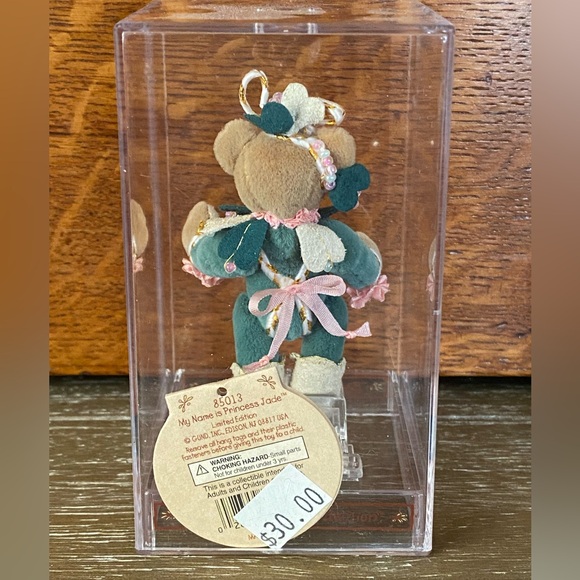 Miniature Stuffed Princess Jade Bear 🐻 - Picture 4 of 7